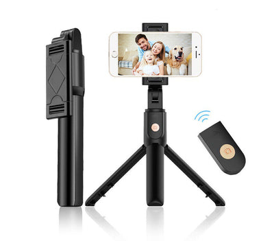 Bluetooth Selfie Tripod Telescopic Stick Remote Monopod Extendable Phone Stand